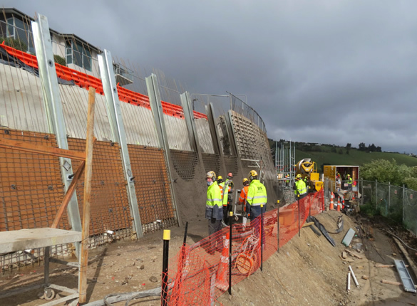 Galilee Retaining Wall Progress